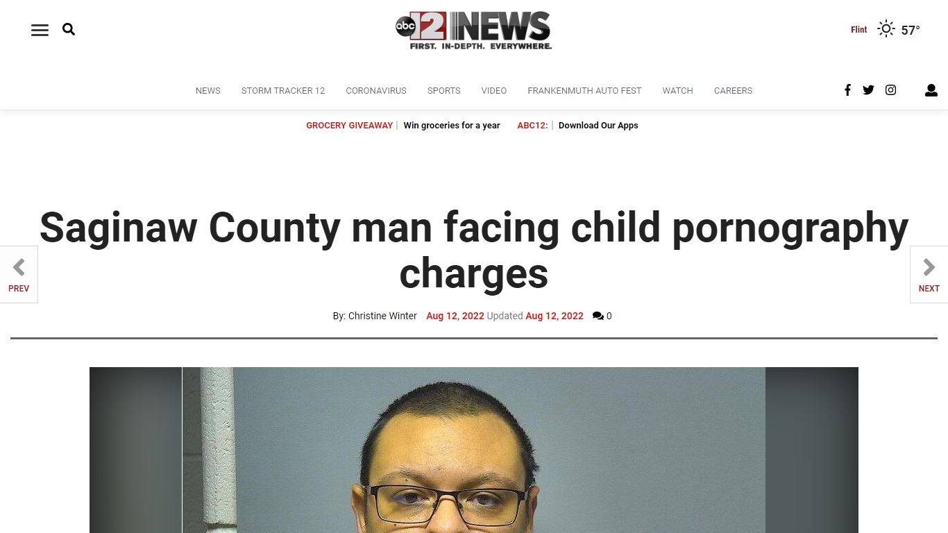 Saginaw County man facing child pornography charges